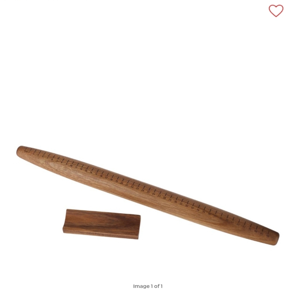 Curtis Stone Rolling Pin - French Style Rolling Pin brand new wrapped in box